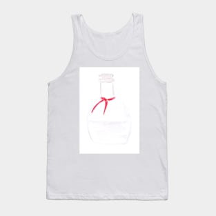 container, bottle, pharmacy, science, alchemy, watercolor, illustration, trend, trendy, sketch, hand drawn, laboratory, laboratory assistant Tank Top